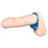 You2Toys - vibračný silikónový erekčný krúžok - modrý