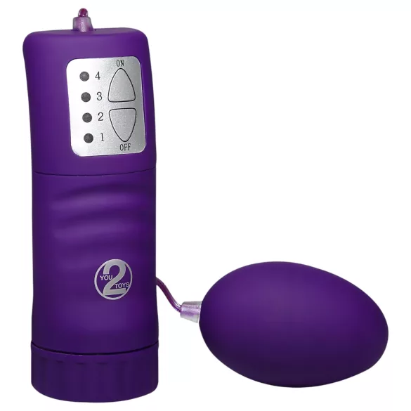 You2Toys - vibračné vajíčko - zamatový povrch - fialové