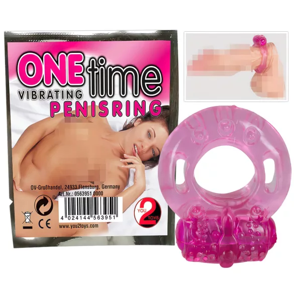 You2Toys - Vibračný krúžok na penis (ružový)