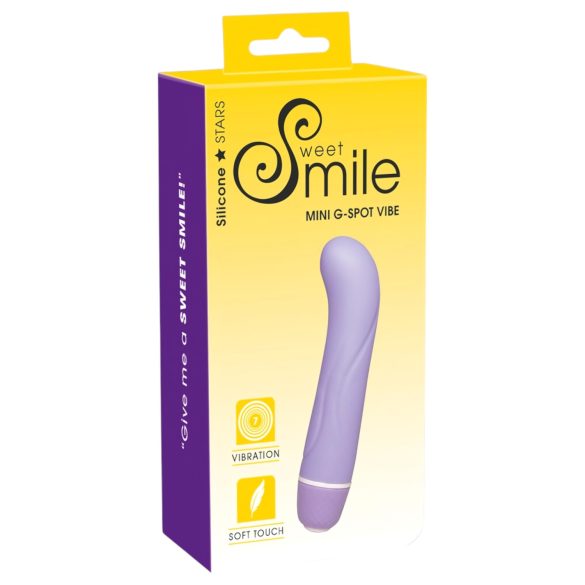 SMILE - mini vibrátor na bod G - malý, silný - fialový