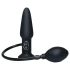 You2Toys True Black - nafukovací análny vibrátor (čierny)