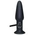 You2Toys True Black - nafukovací análny vibrátor (čierny)