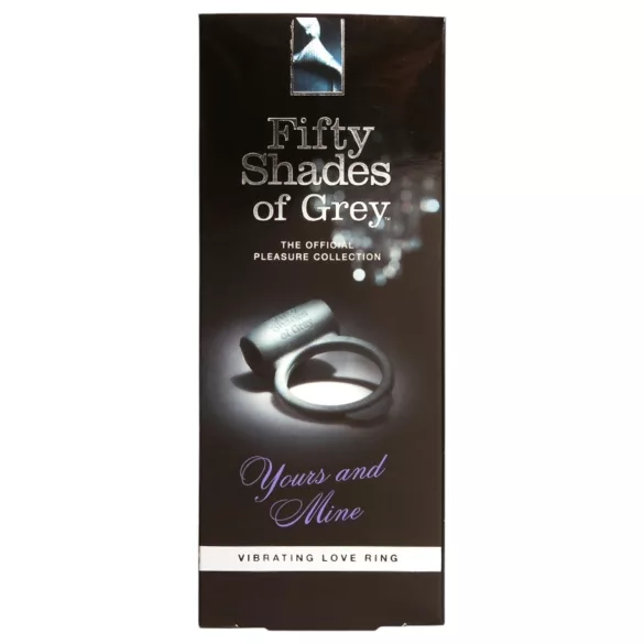 Fifty Shades of Grey - vibračný erekčný krúžok - čierny