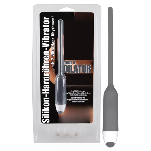 You2Toys - dilatátor vibrátorom - silikónový - sivý 6 mm