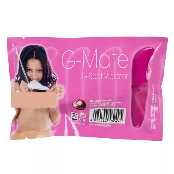 You2Toys - vibrátor na G bod - ružový