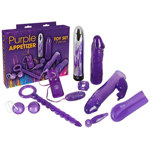 You2Toys - Purple Appetizer - fialový vibračný set (9 dielov)