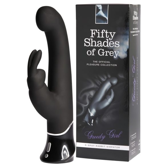Fifty Shades of Grey - vibrátor s klitorálnym výstupkom - USB nabíjanie