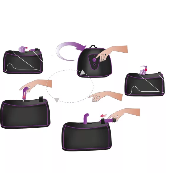 You2Toys - rotačný sex stroj na G a P bod - sieťový napájanie