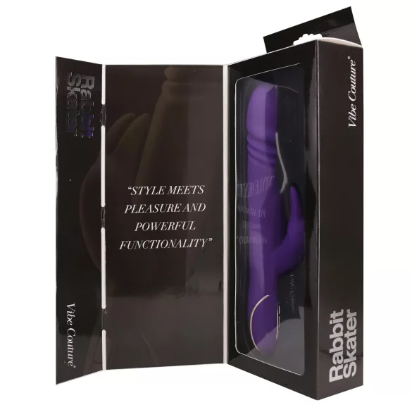 Vibe Couture Rabbit Skater - zajkov vibrátor s „kladivkovým“ stimulátorom (fialový)