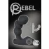 Rebel - vibrátor na prostatu s guľôčkami - čierny