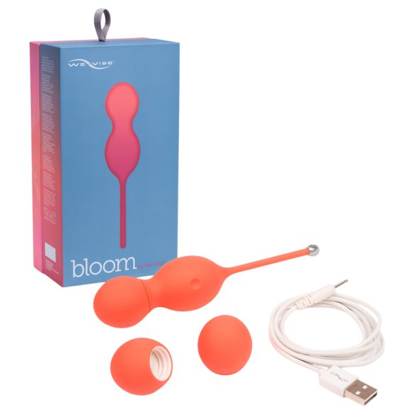 We-Vibe Bloom - venušine guličky - vymeniteľné závažia - oranžová