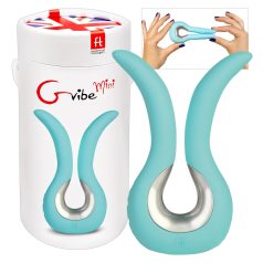   G-vibe Mini - vibrátor pre bod G - silikónový - USB nabíjanie - mätová farba