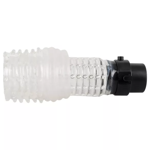 You2Toys - vákuová pumpa na penis a masturbátor 2v1 - priehľadná