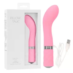   Pillow Talk Sassy - akumulátorový vibrátor na bod G (ružový)