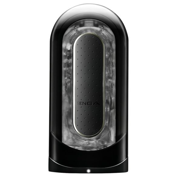 TENGA Flip Zero - vibrujúci masturbátor (čierny)
