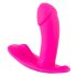 SMILE Panty - nabíjací, rádiový pripevniteľný vibrátor (ružový)