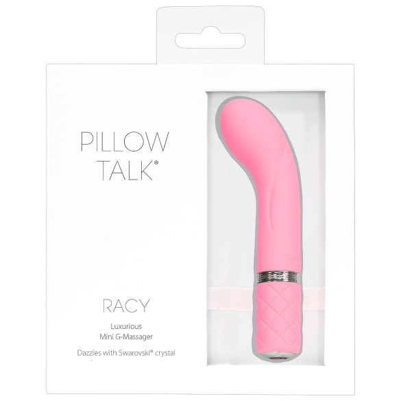 Pillow Talk Racy - nabíjací, úzky G-bod vibrátor (ružový)