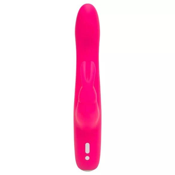 Happyrabbit Curve Slim - vibrátor s výbežkom na klitoris - vodeodolný - ružový