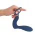 You2Toys - análny vibrátor na prostatu s erekčným krúžkom - modrý