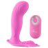 SMILE G-Spot Panty - nabíjateľný, rádiový pripínateľný vibrátor (ružový)