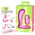 SMILE G-Spot Panty - nabíjateľný, rádiový pripínateľný vibrátor (ružový)