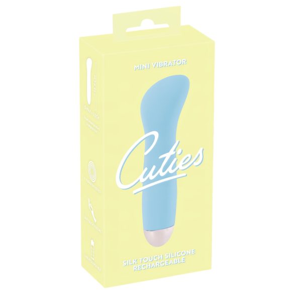 Cuties Mini Blue - vibrátor na bod G - dobíjací - tyrkysová