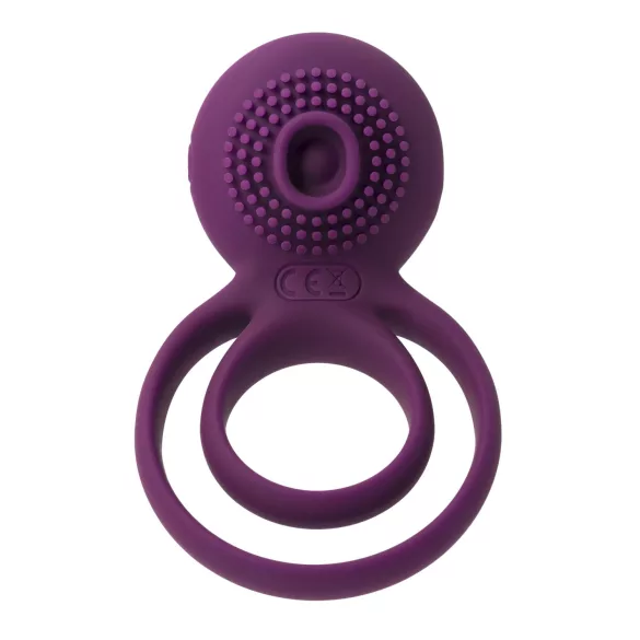 Svakom Tammy - vibračný krúžok na penis a semenníky - nabíjateľný, fialový