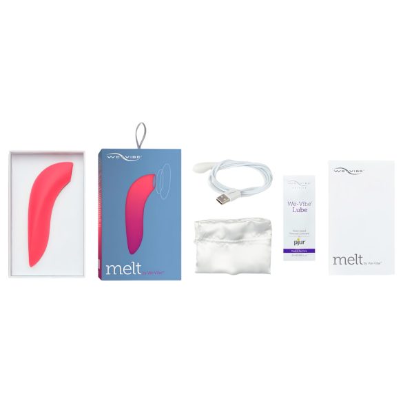 We-Vibe Melt - inteligentný stimulátor klitorisu s vlnami (korálový)