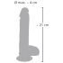 Medical Thrusting - prísavný, tlačiaci-rotujúci vibrátor (prírodný)