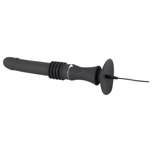 You2Toys - prirážací vibrátor s prísavkou - čierny