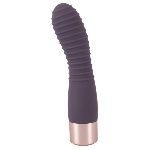 You2Toys Elegant Flexy - akumulátorový, vrúbkovaný G-bod vibrátor (fialový)