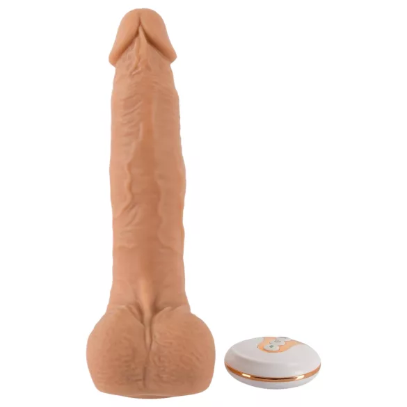 You2Toys - realistický vibračný strapon - prírodná farba