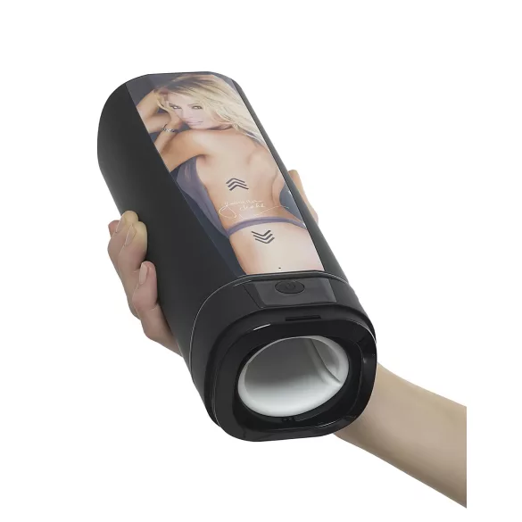 Kiiroo Onyx+ Jessica Drake - interaktívny masturbátor - čierny
