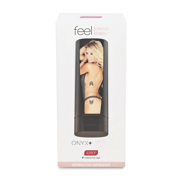 Kiiroo Onyx+ Jessica Drake - interaktívny masturbátor - čierny