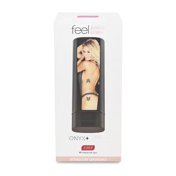 Kiiroo Onyx+ Jessica Drake - interaktívny masturbátor - čierny