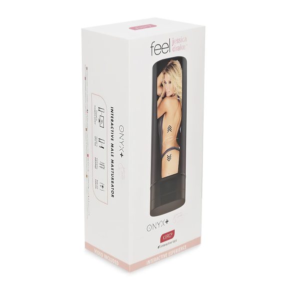 Kiiroo Onyx+ Jessica Drake - interaktívny masturbátor - čierny
