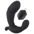 You2Toys - vibračný nafukovací vibrátor s diaľkovým ovládaním - čierny