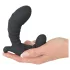 You2Toys - vibračný nafukovací vibrátor s diaľkovým ovládaním - čierny