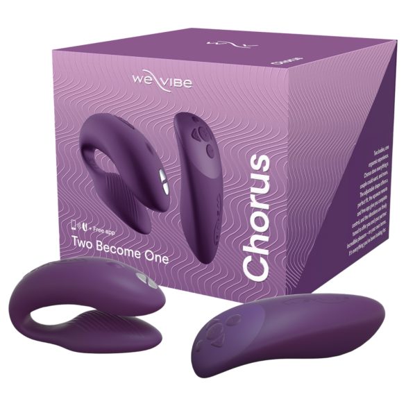 We-Vibe Chorus - nabíjateľný, inteligentný párový vibrátor (fialový)