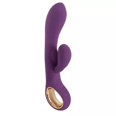   You2Toys - vibrátor s rabbit stimuláciou klitorisu - nabíjateľný - fialový