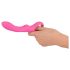 You2Toys - Dual Petit - nabíjací, 2-motorový vibrátor (ružový)