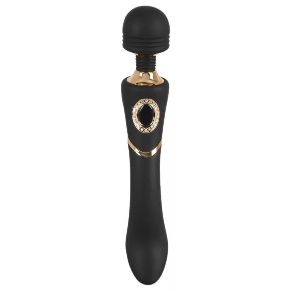 Cleopatra Wand - masážny vibrátor - nabíjateľný, vodotesný - čierny