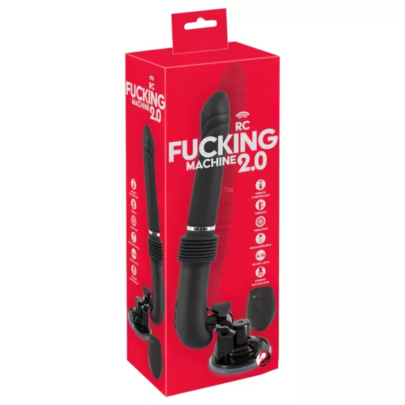 You2Toys - stroj na prirážanie - dobíjací vibrátor s diaľkovým ovládaním