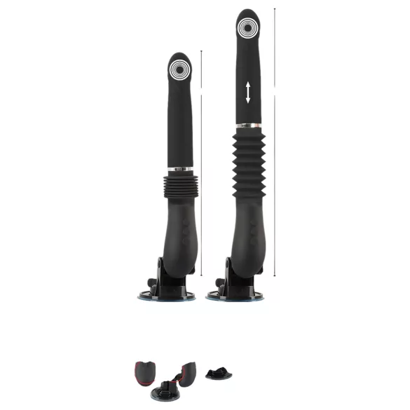 You2Toys - stroj na prirážanie - dobíjací vibrátor s diaľkovým ovládaním