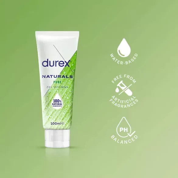 Durex - lubrikačný gél - naturálny - 100 ml