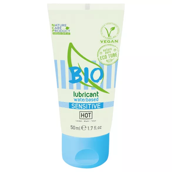 HOT Bio Sensitive - lubrikant na vodnej báze - vegánsky - 50ml