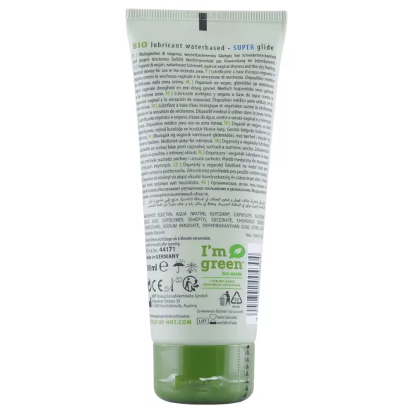 HOT Bio Super - vegán lubrikant na vodnej báze - 100 ml