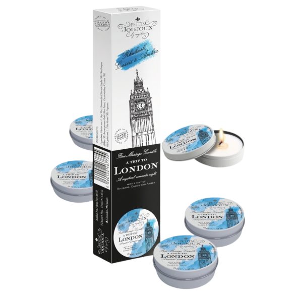 Petits Joujoux London sviečka - rebarbora-jantár (5x43ml)