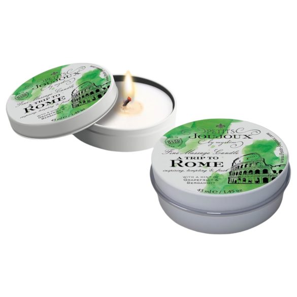 Petits Joujoux Rome - masážna sviečka - grapefruit-bergamot (43ml)