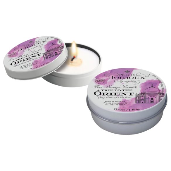 Petits Joujoux Orient Masážna sviečka 43ml - granátové jablko a biely korenie